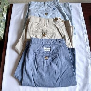 Assorted Chino Shorts Lot of 3: Vineyard Vines,Ralph Lauren,Banana Republic